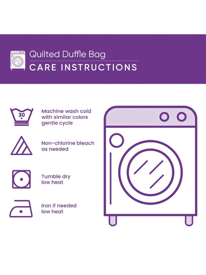 Classic Road Movies Quilted Duffle Bag