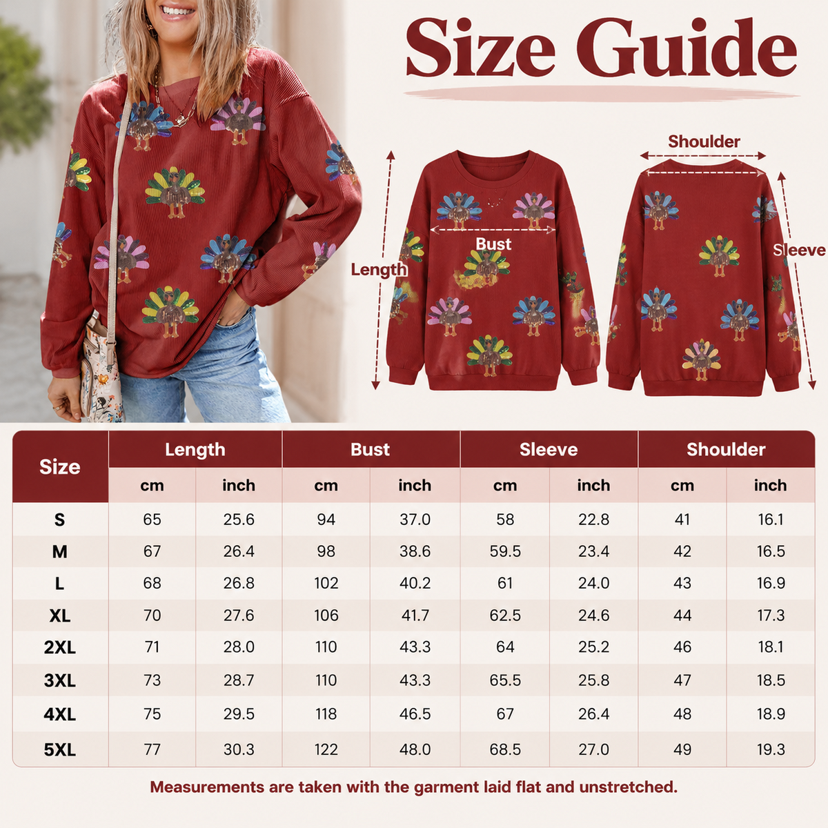 ✨Thanksgiving Sequin Turkey Sweatshirt | Family Holiday Outfit