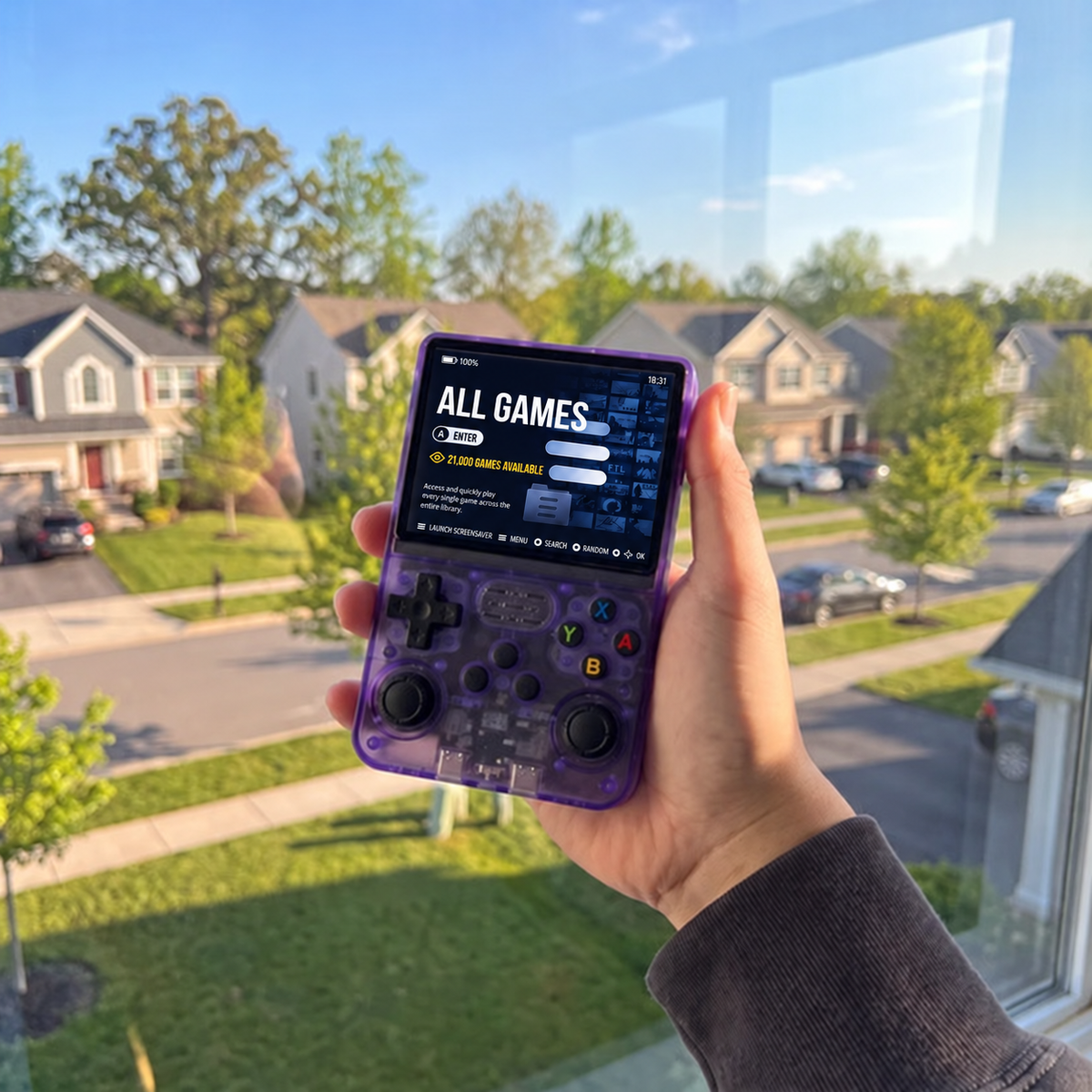 Tryzovira Pro 2.0 — R36S Retro Handheld Console