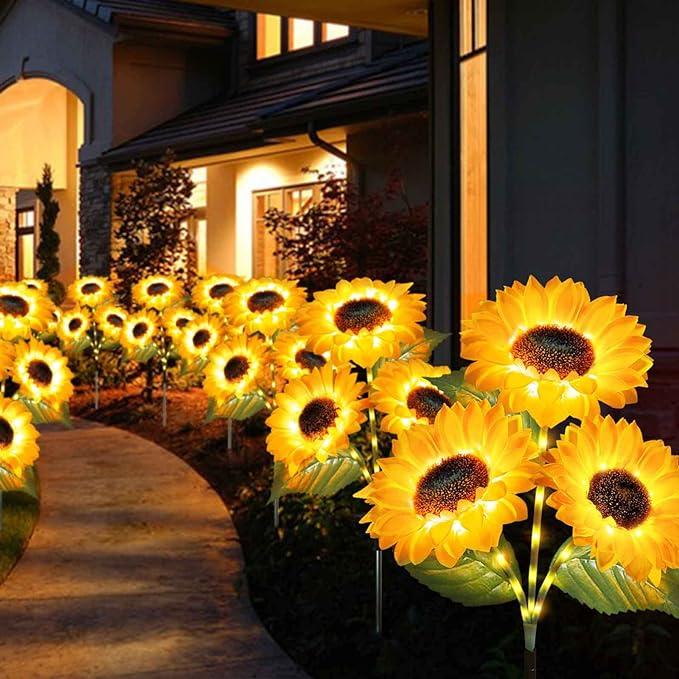 🌻Mother's Day Sale 49% OFF- 🌞Solar LED Sunflower Garden Lights-29.6inch/74cm