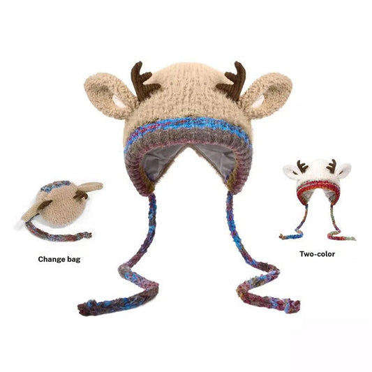 🔥Original design Festive Christmas Antler Hat