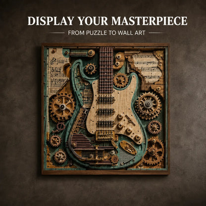 🔥LAST DAY 50% OFF 🧩Creative Steampunk Guitar Puzzle