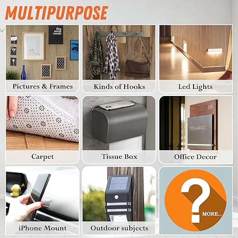 ✨Extra Large Double Sided Tape , Clear & Tough Nano Tape, Multipurpose Mounting Tape