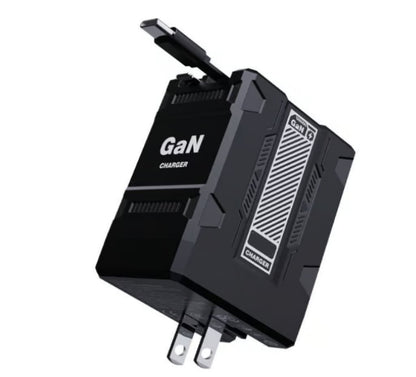 2-in-1 GaN avolqira 3.0  Charger with Retractable Cables