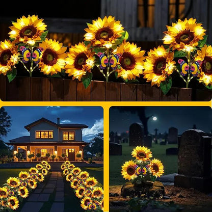 🌻Mother's Day Sale 49% OFF- 🌞Solar LED Sunflower Garden Lights-29.6inch/74cm