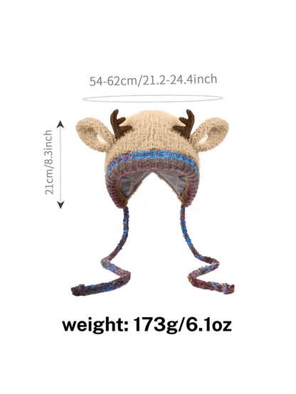 🔥Original design Festive Christmas Antler Hat