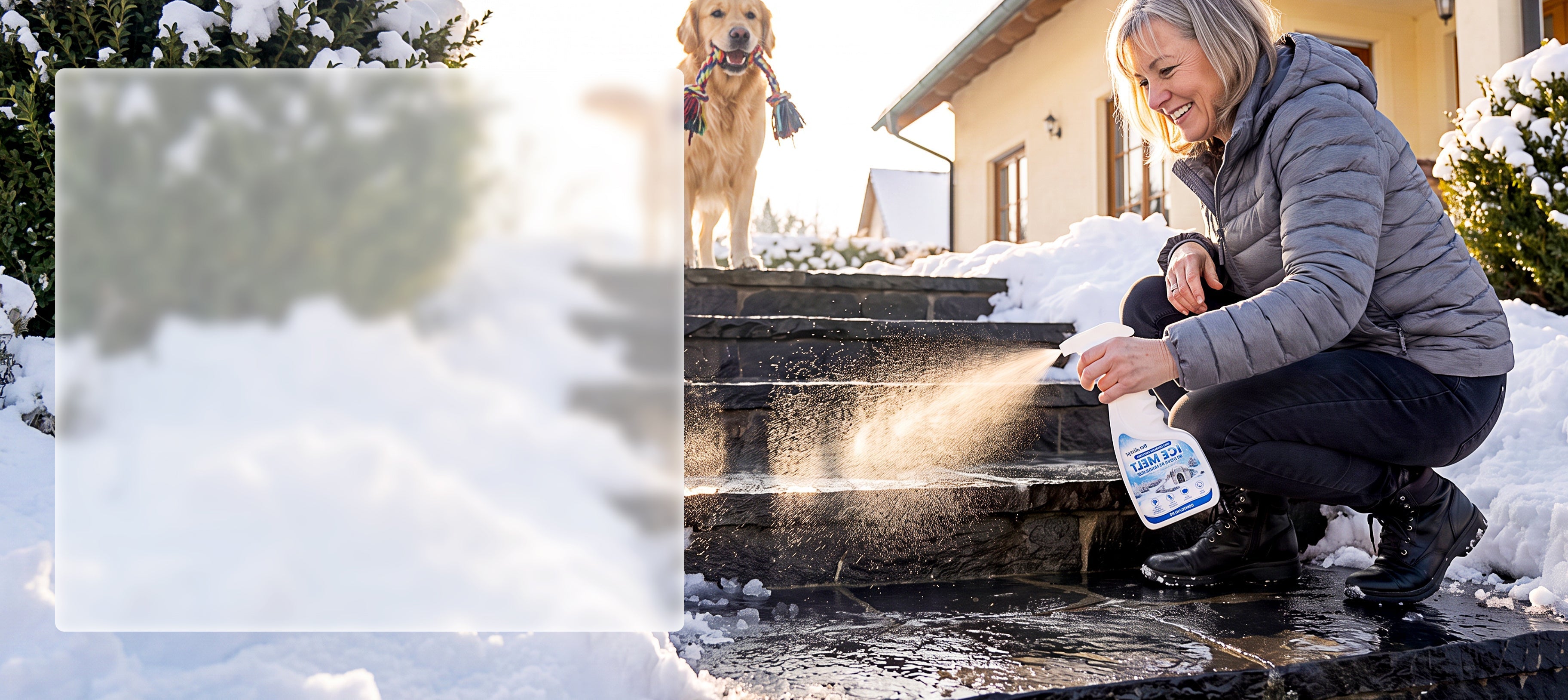 Outdoor De-Icing Spray