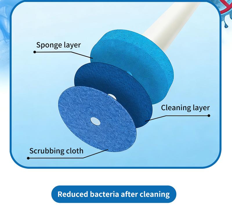 ✨Toilet Scrubber Kit with Self-Cleaning Disposable Pads