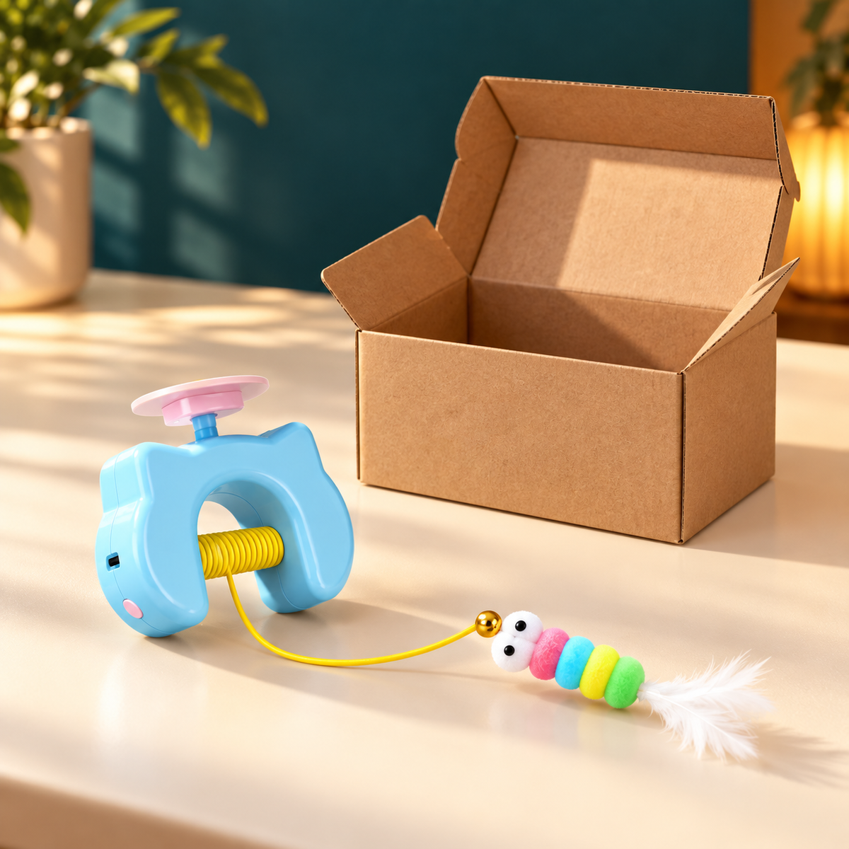 Illustrative packaging concept; actual supplier box may differ