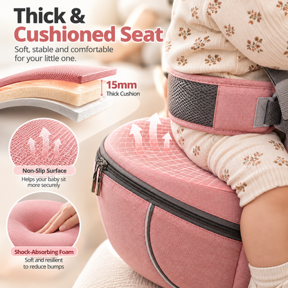 👶 Give Your Arms a Break | Ergonomic Baby Hip Seat Carrier with Storage