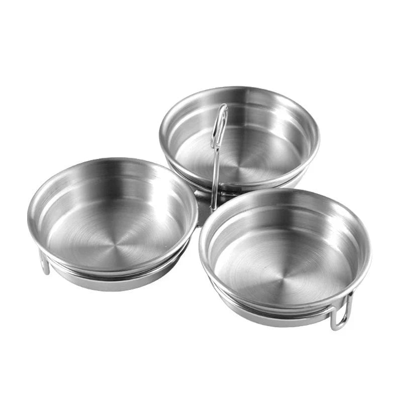 3-in-1 Stainless Steel Egg Poacher – 304 steel, non-stick & versatile