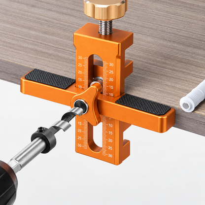 🔧 3-in-1 Cabinet Door Installation Tool – Positioning, Alignment & Drilling Guide Set