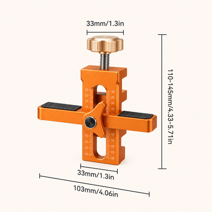 🔧 3-in-1 Cabinet Door Installation Tool – Positioning, Alignment & Drilling Guide Set