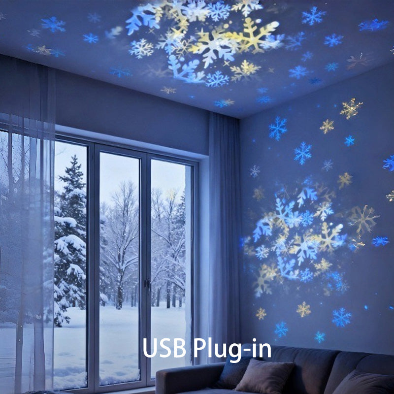 Dynamic Rotating LED Projector Light